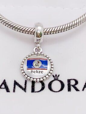 Pandora Belize Flag Exclusive Charm Pendant